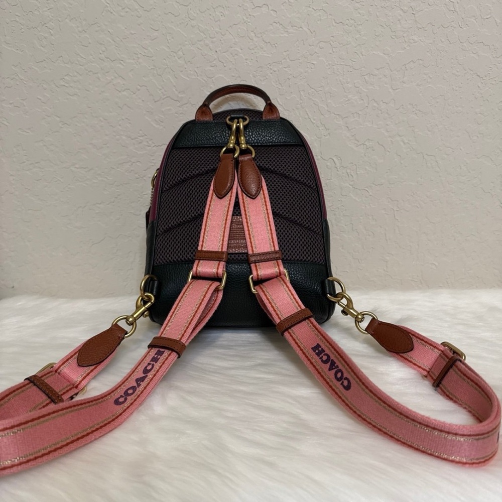 Coach Charter Backpack 18 In Colorblock - Picture 12 of 12